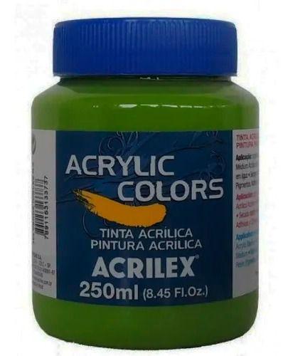 Imagem de Tinta Acrílica P/ Tela Acrilex Verde Musgo 250ml Gr1