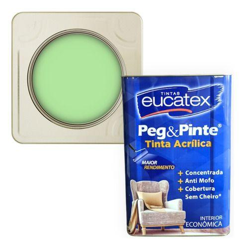 Imagem de Tinta Acrílica Peg & Pinte Verde Piscina 18L - Eucatex