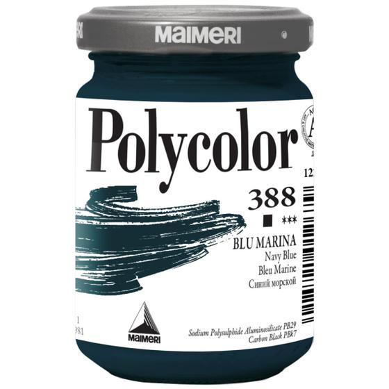 Imagem de Tinta Acrílica Polycolor Maimeri 140ml Cor Azul Marinho 388