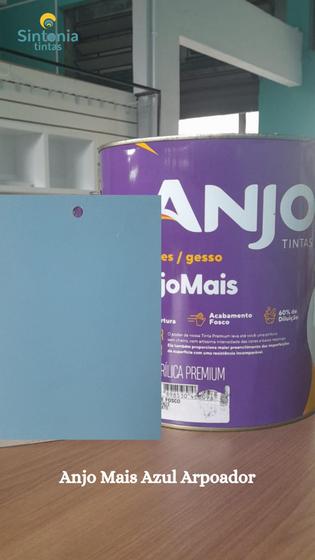 Imagem de TINTA ACRÍLICA PREMIUM ANJO MAIS - Azul Arpoador 3,6L