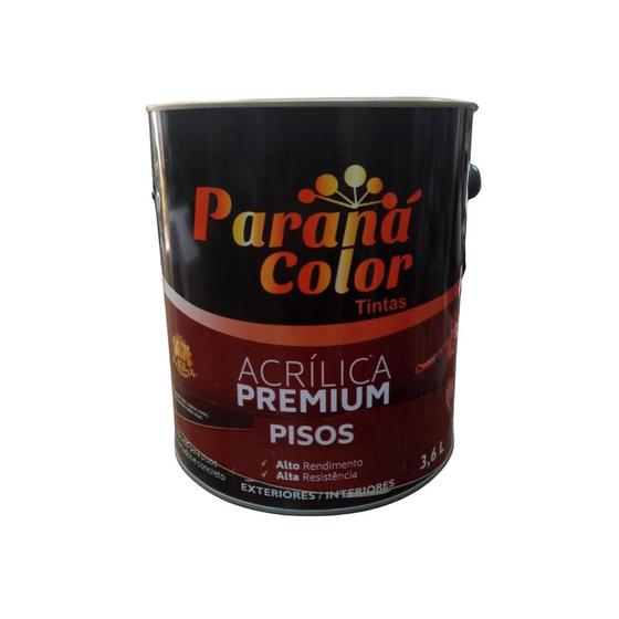 Imagem de Tinta Acrílica Premium Para Piso da Parana Color 3,6L Vermelho Segurança