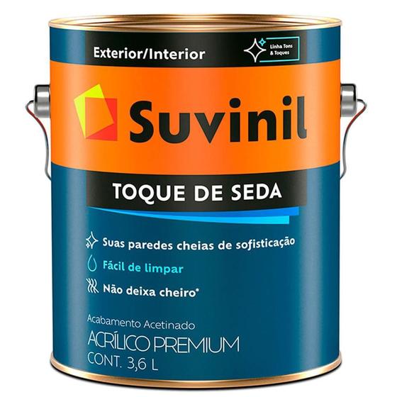 Tinta Acrílica Premium Toque de Seda Palha 3,6 Litros é boa?