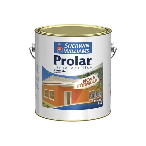 Tinta Acrílica Prolar Branca 3,6 Litros Menor preço em Tinta Acrílica Prolar Branca 3,6 Litros