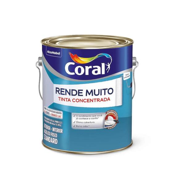 Imagem de Tinta Acrílica Rende Muito 3,6L Coral (Base de água)