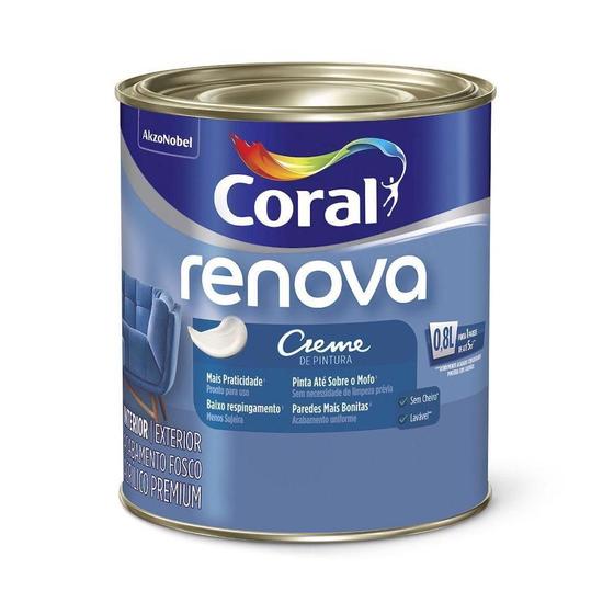 Imagem de Tinta Acrílica Renova Branco Fosco 900ml - Coral