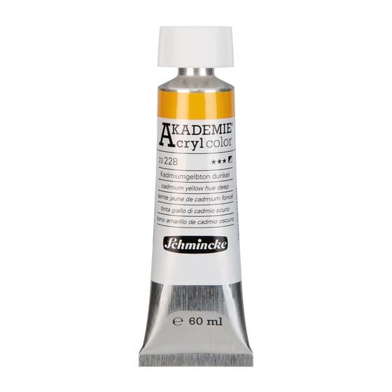 Imagem de Tinta Acrílica Schmincke Akademie 60ml 228 Cadmium Yellow Hue Deep