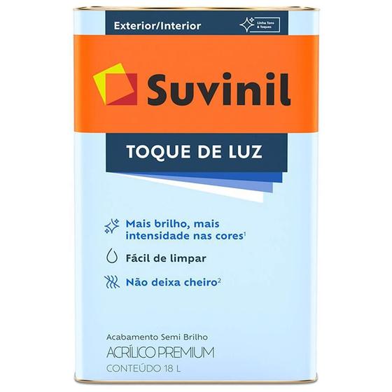Tinta Acrílica Semi-Brilho Branco 18 Litros - Suvinil - Tinta para ...