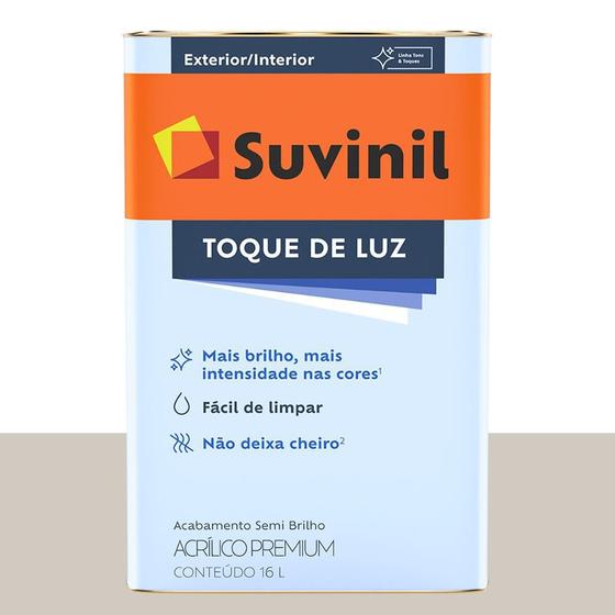 Tinta Acrílica Semi Brilho Suvinil Broto de Feijão 16 L Menor preço em Tinta Acrílica Semi Brilho Suvinil Broto de Feijão 16 L
