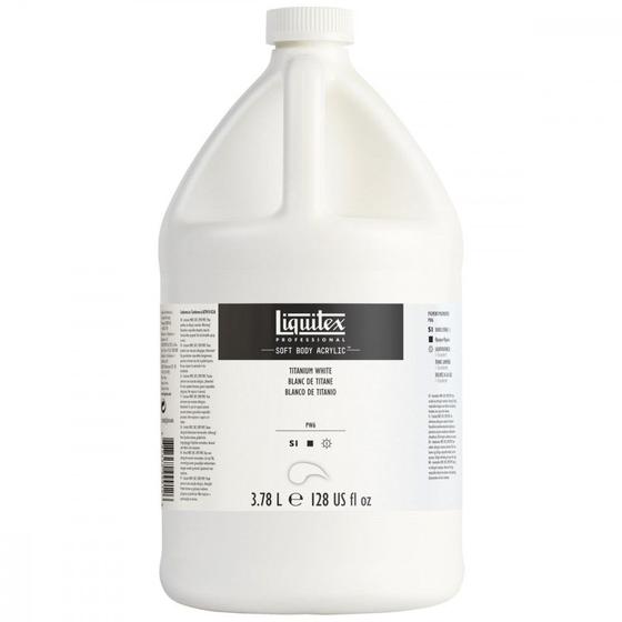 Imagem de Tinta Acrílica Soft Body Liquitex 3,78L 432 Titanium White