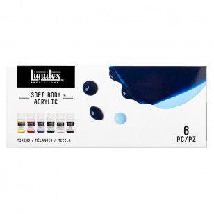 Imagem de Tinta Acrílica Soft Body Liquitex C/06 Cores