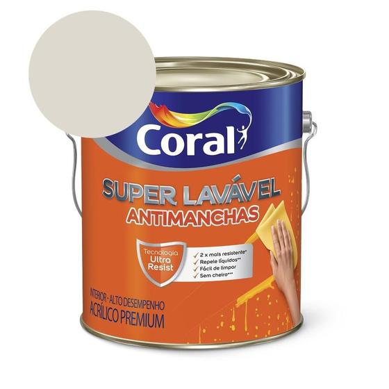 Imagem de Tinta Acrílica Super Lavavel Eggshell Gelo 3.6l Coral