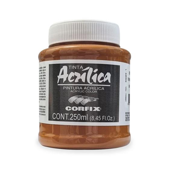 Imagem de Tinta Acrílica Terra Siena Natural 250ml Corfix 