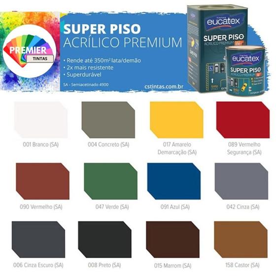 Tinta Acrílica Ultra Piso Premium - Semi acetinado (base de água) Menor preço em Tinta Acrílica Ultra Piso Premium - Semi acetinado (base de água)
