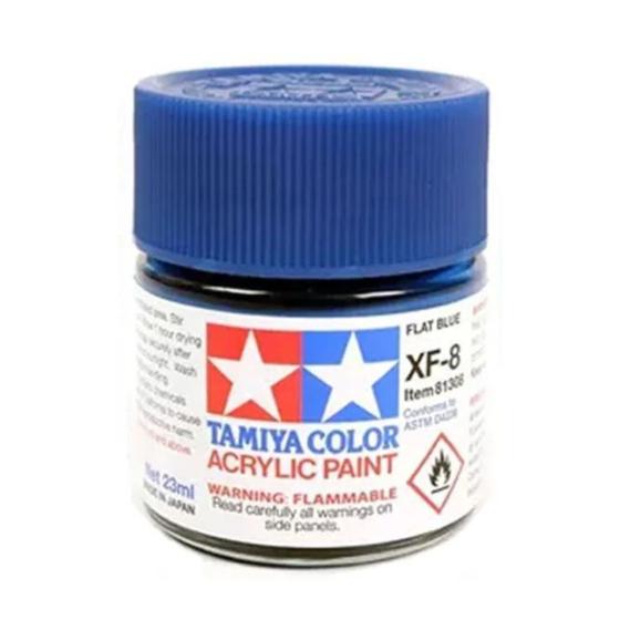 Imagem de Tinta Acrílica XF-8 Azul Flat 23 ml Tamiya 81308