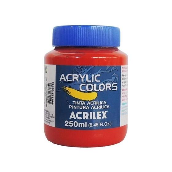 Imagem de Tinta Acrylic Colors 250ml G1 343-verm.C.Cl Acrilex