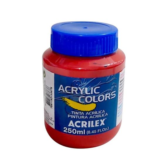 Imagem de Tinta Acrylic Colors 250ml G1 344-vermelho Acrilex