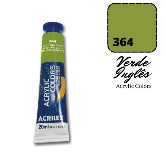 Imagem de Tinta Acrylic Colors Acrilex 20ml 364 Verde Ingles no 5