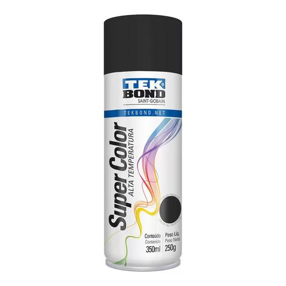 Imagem de Tinta Aerossol Alta Temperatura Tsa1167 Tekbond 350ml 