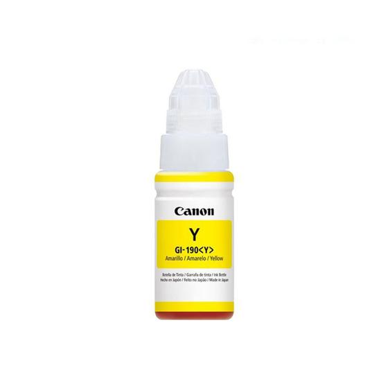 Imagem de Tinta amarelo Canon GI-190Y / tanque de tinta G1100 G2100 G3100 G3102 / original 70 ML