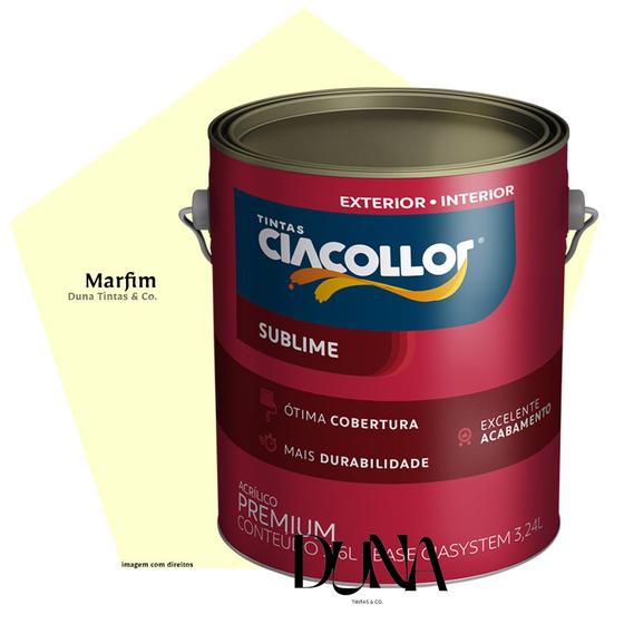 Imagem de Tinta Antimofo CiaCollor Sublime Fosco 3,2L Marfim