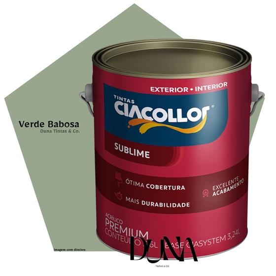 Imagem de Tinta Antimofo CiaCollor Sublime Fosco 3,2L Verde Babosa