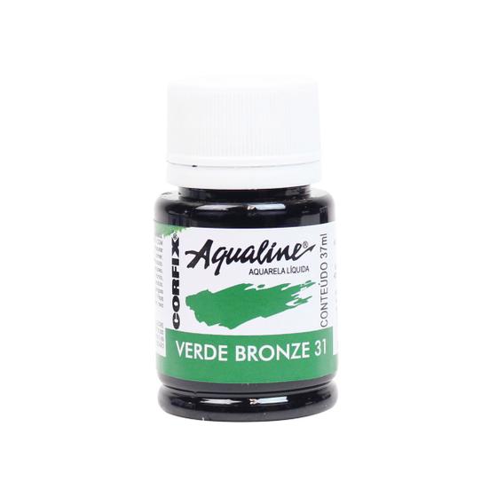 Imagem de Tinta Aquarela Aqualine Corfix 37ml Cor Verde Bronze 31