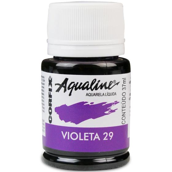 Imagem de Tinta Aquarela Corfix Aqualine 37 Ml - 29 Violeta