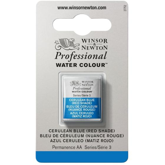 Imagem de Tinta Aquarela Profissional Pastilha Winsor & Newton 140 Cerulean Blue Sr3