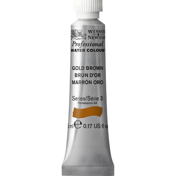 Imagem de Tinta Aquarela Profissional Winsor & Newton 286 Gold Brown 5ml S3