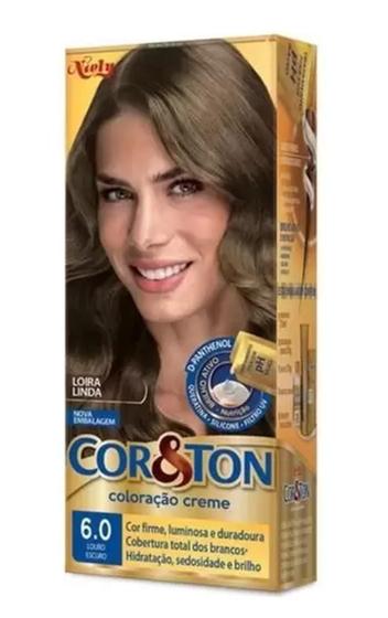 Tinta cabelo cor & ton 6.0 louro escuro Menor preço em Tinta cabelo cor & ton 6.0 louro escuro