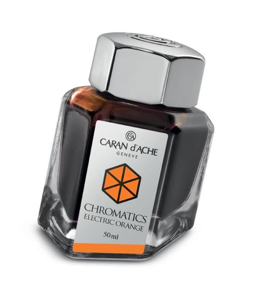 Imagem de Tinta Caneta Tinteiro Caran D'Ache Electric Orange 50Ml