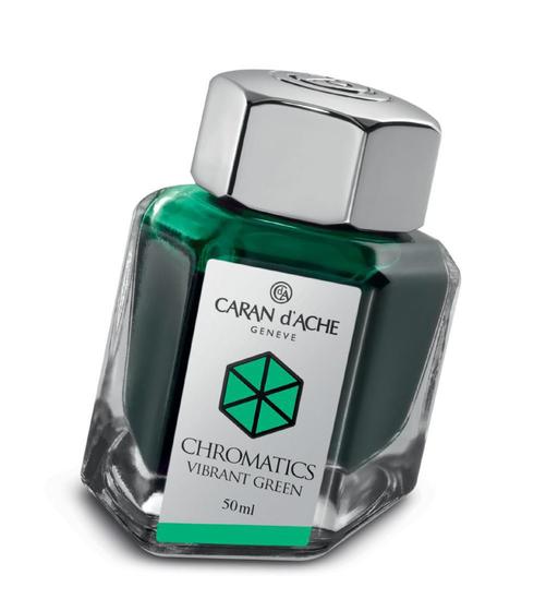 Imagem de Tinta Caneta Tinteiro Caran D'Ache Vibrant Green 50Ml