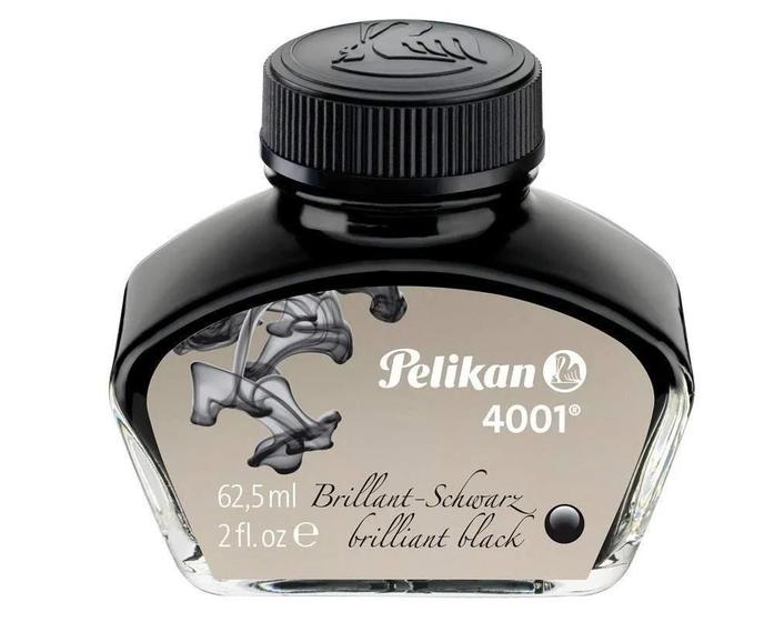 Imagem de Tinta Caneta Tinteiro Preto Brilhante Pelikan 4001 62,5ml