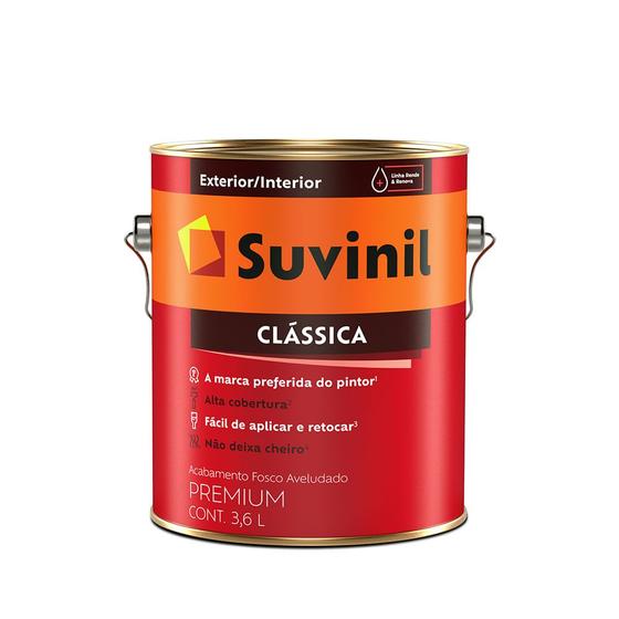 Imagem de Tinta Clássica Premium 3.6L Marfim - Suvinil - 53363141 - Unitário