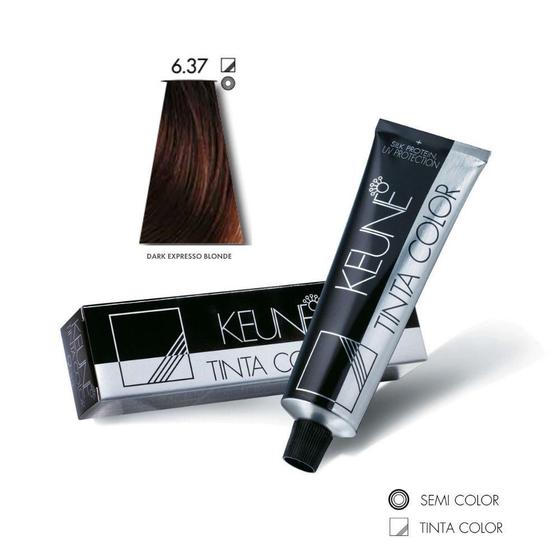 Imagem de Tinta Color Keune 6.37 Dark Expresso Blonde 60ml