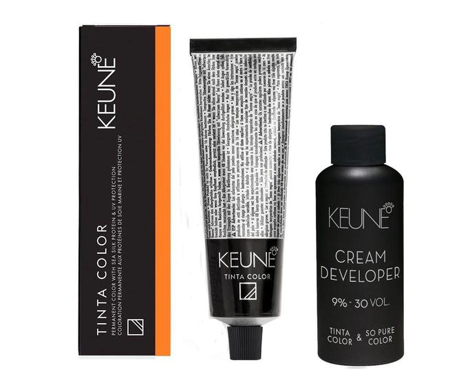 Imagem de Tinta Coloração Keune 7.44 + Developer 30vol