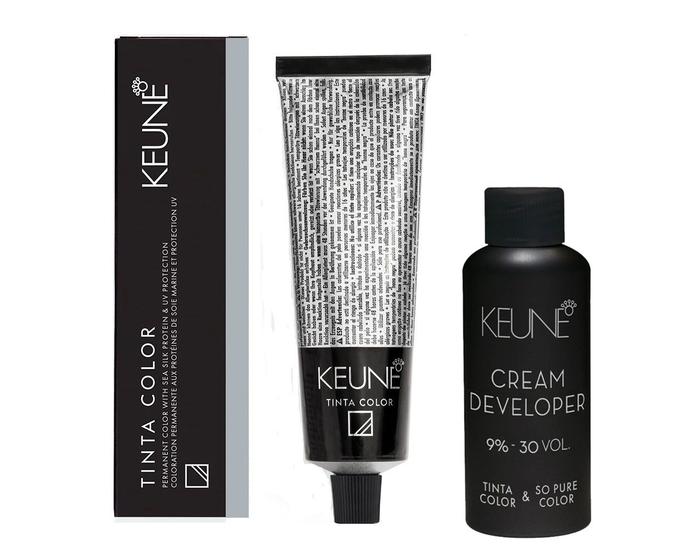 Imagem de Tinta Coloração Keune 8.1 + Developer 30vol