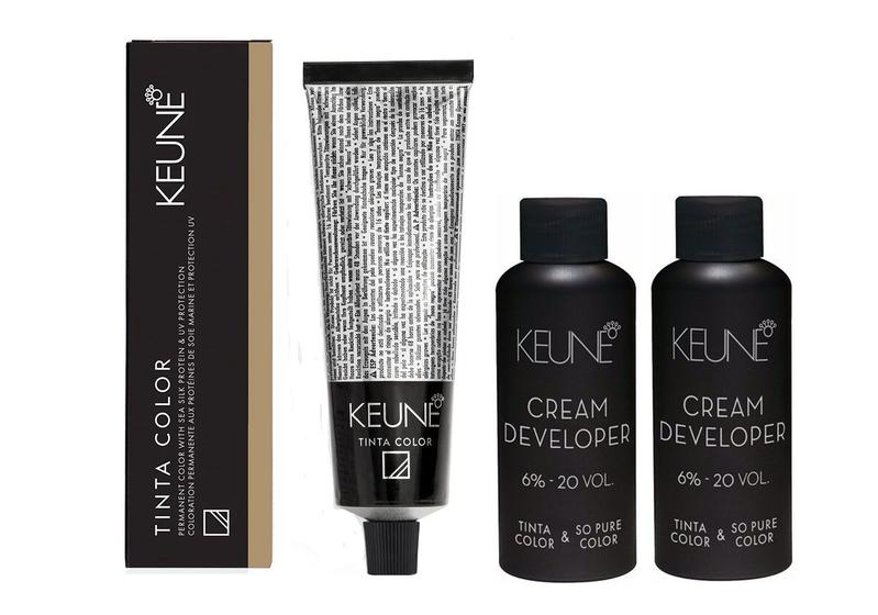 Imagem de Tinta Coloração Keune 8.3 Louro Cl Doura + 2 Developer 20vol