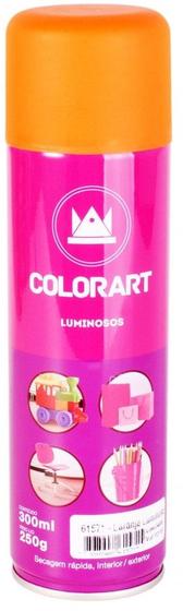 Imagem de Tinta Colorart Spray Luminoso Laranja 300ml