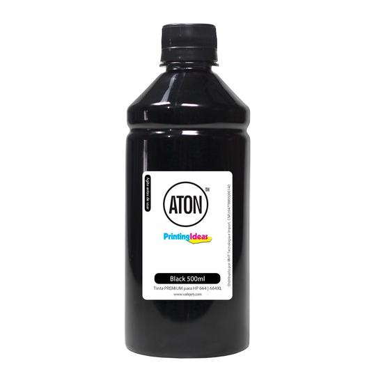 Imagem de Tinta compatível  664  664XL Black Aton Pigmentada PREMIUM 500ml