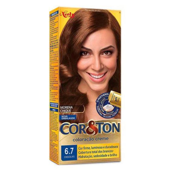 Tinta Cor & Ton Chocolate 6.7 - Tinta de Cabelo - Magazine Luiza