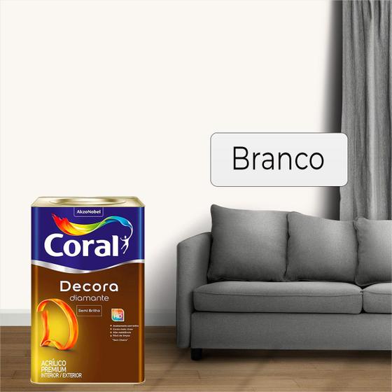 Imagem de Tinta Coral Decora Diamante Premium Semi Brilho 18l Cores