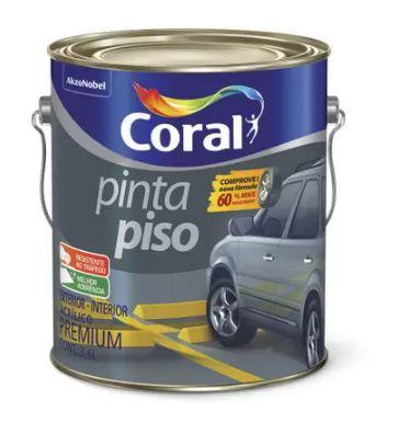 Tinta Coral Pinta Piso 3,6L Cinza Médio Menor preço em Tinta Coral Pinta Piso 3,6L Cinza Médio