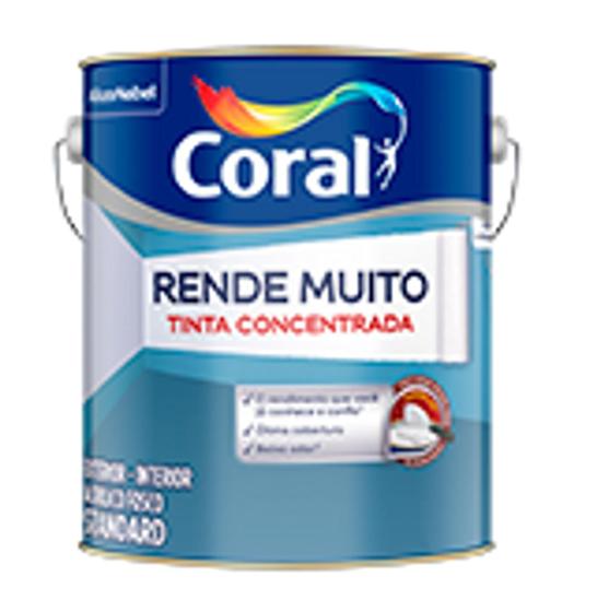 Tinta Coral Rende Muito 3,6L Menor preço em Tinta Coral Rende Muito 3,6L