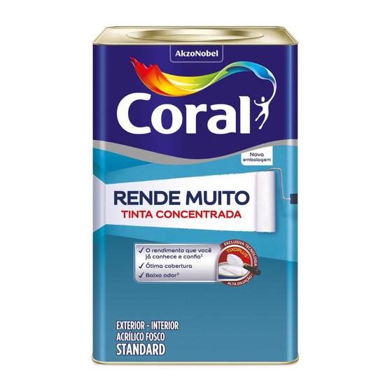 Tinta Coral Rende Muito Cor Palha 16L Menor preço em Tinta Coral Rende Muito Cor Palha 16L