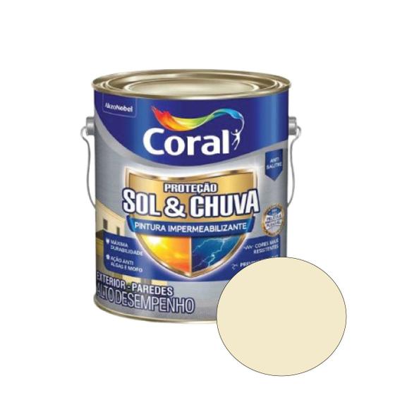 Imagem de Tinta Coral Sol E Chuva Pintura Impermeabilizante 3,2L Cores