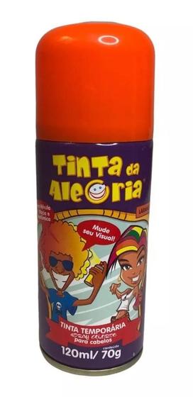 Imagem de Tinta Da Alegria Spray Para Cabelo Colorida - Sai com Agua 120ml