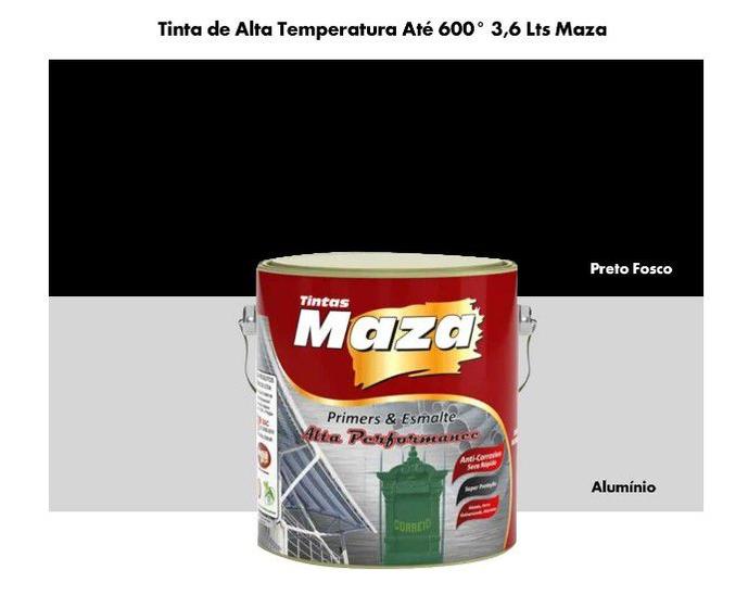 Imagem de Tinta de Alta Temperatura Até 600 3,6 Lts Maza