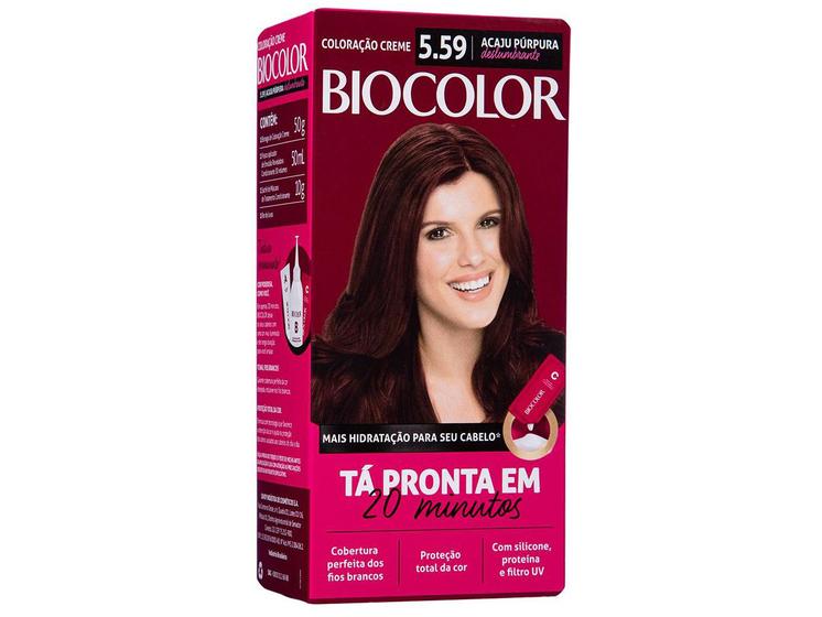 Imagem de Tinta de Cabelo Biocolor Acajú Púrpura 5.59