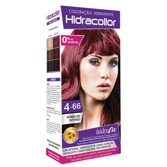 Imagem de Tinta de Cabelo Hidracollor 4.66 Vermelho Intenso 100ml